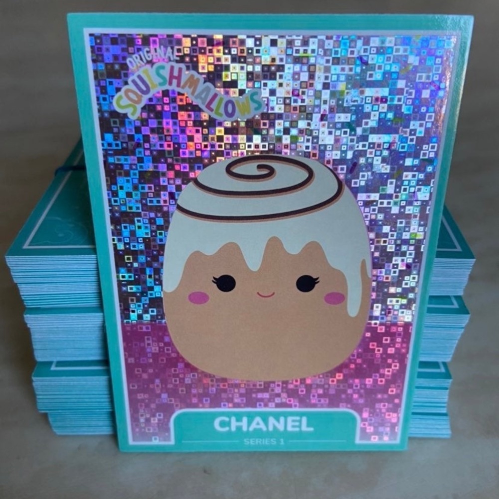 Chanel Squishmallow Shiny Pixel Trading Cards RARE